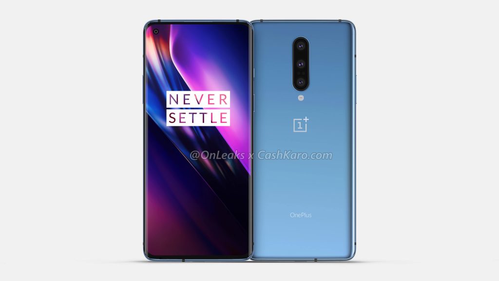 OnePlus 8 leaked: curved display, punch-hole camera