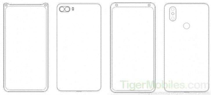 Xiaomi patents design with dual selfie cameras in the corners-CnTechPost