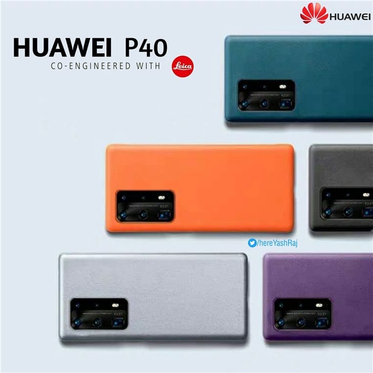 Huawei P40 may offer five color options