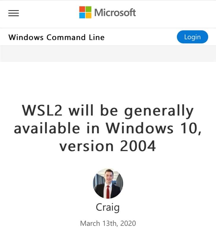 Windows 10 2004 will get a new Linux subsystem