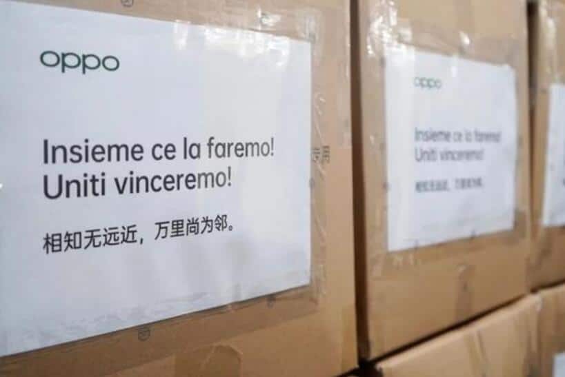 OPPO donates 300,000 N95 masks to countries including Japan and Italy