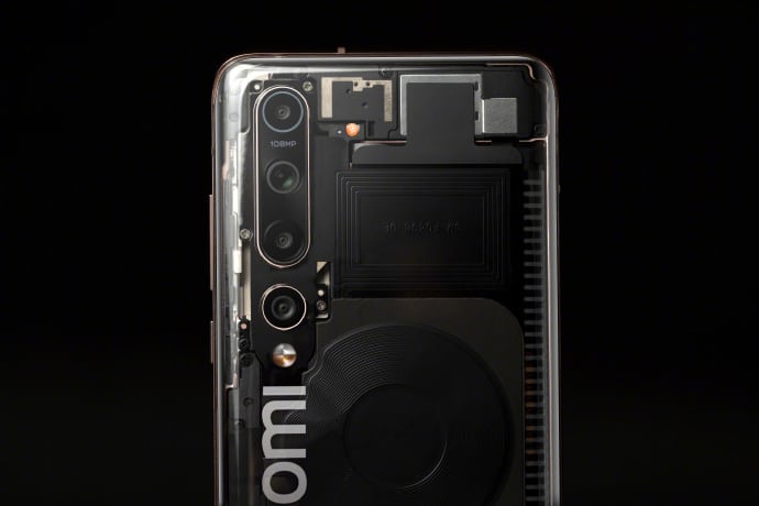 Xiaomi shows off Mi 10 with transparent back panel