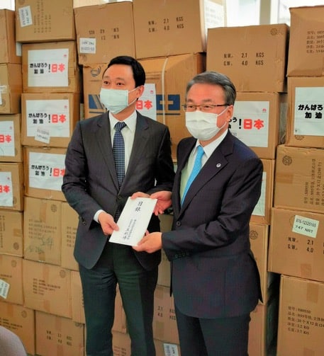 Huawei donates 500,000 masks to Japan