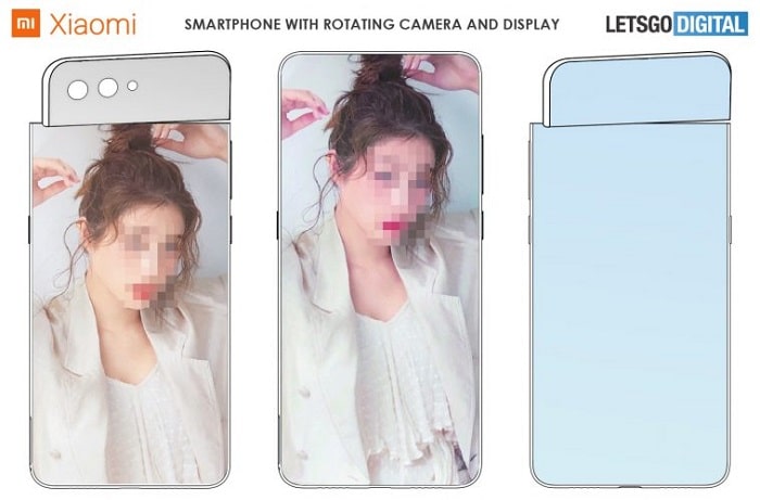 Xiaomi patent shows phone with flip camera design