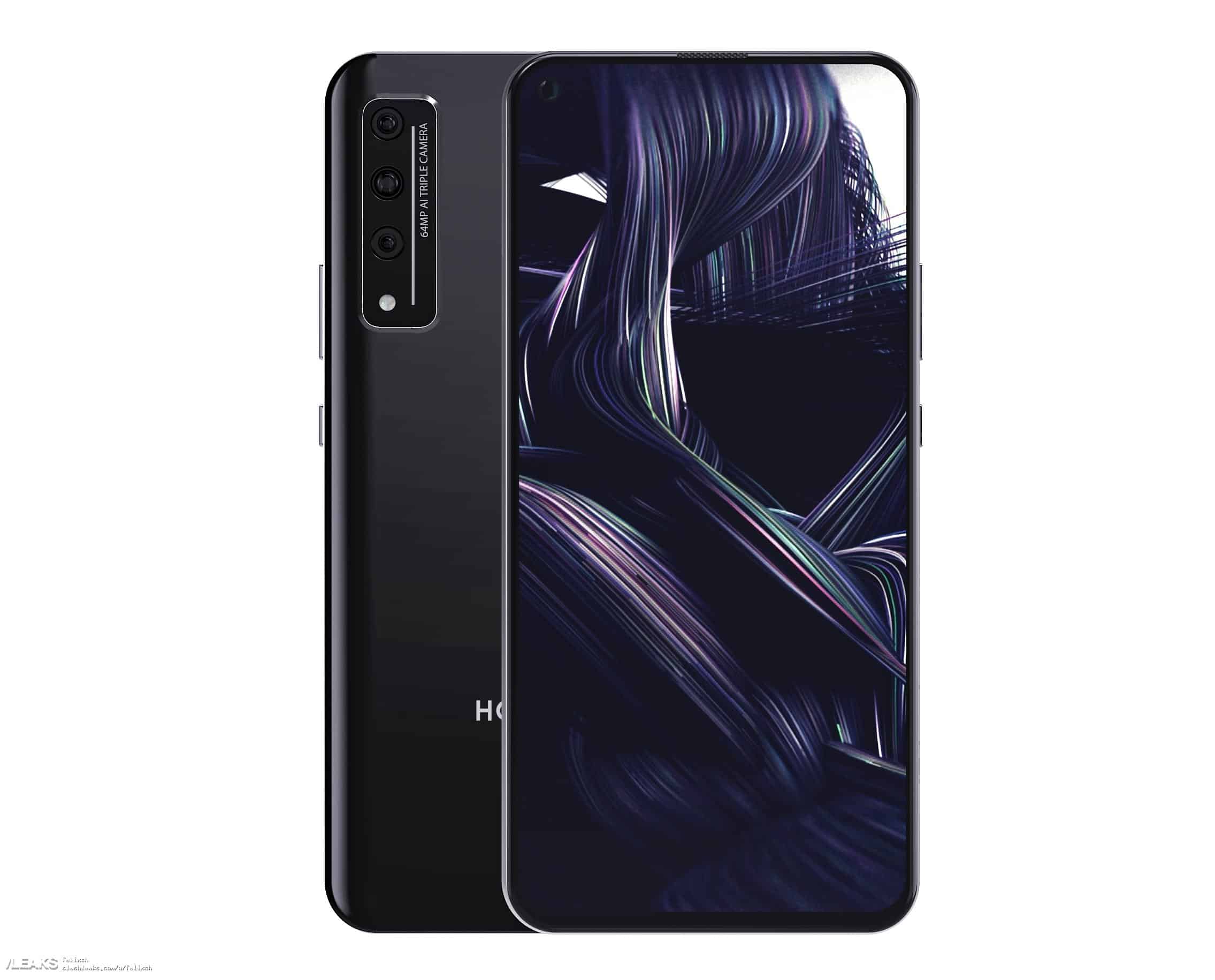 Rendering image shows what Honor 10X Pro may look like
