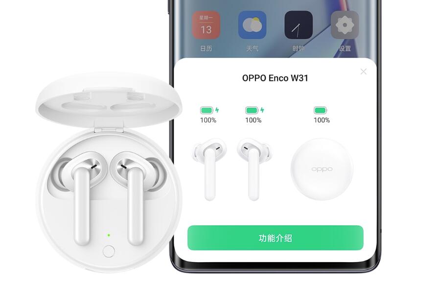 OPPO releases TWS earbuds Enco W31 for 299 yuan-CnTechPost