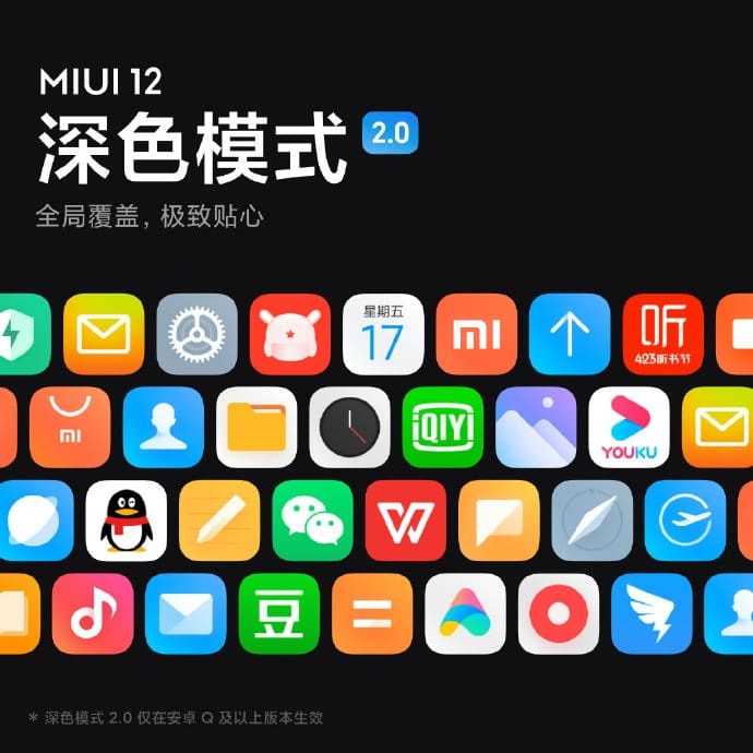 Xiaomi announces new features of MIUI 12: dark mode 2.0