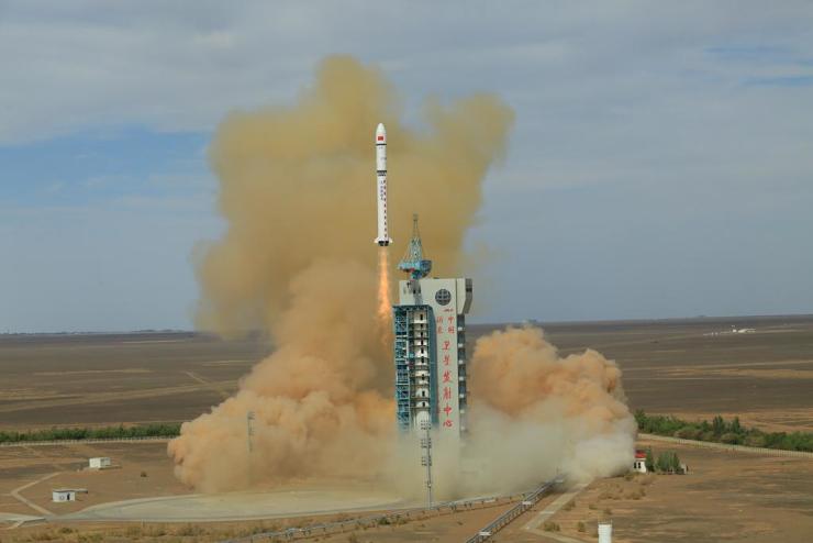 China launches two satellites with one rocket