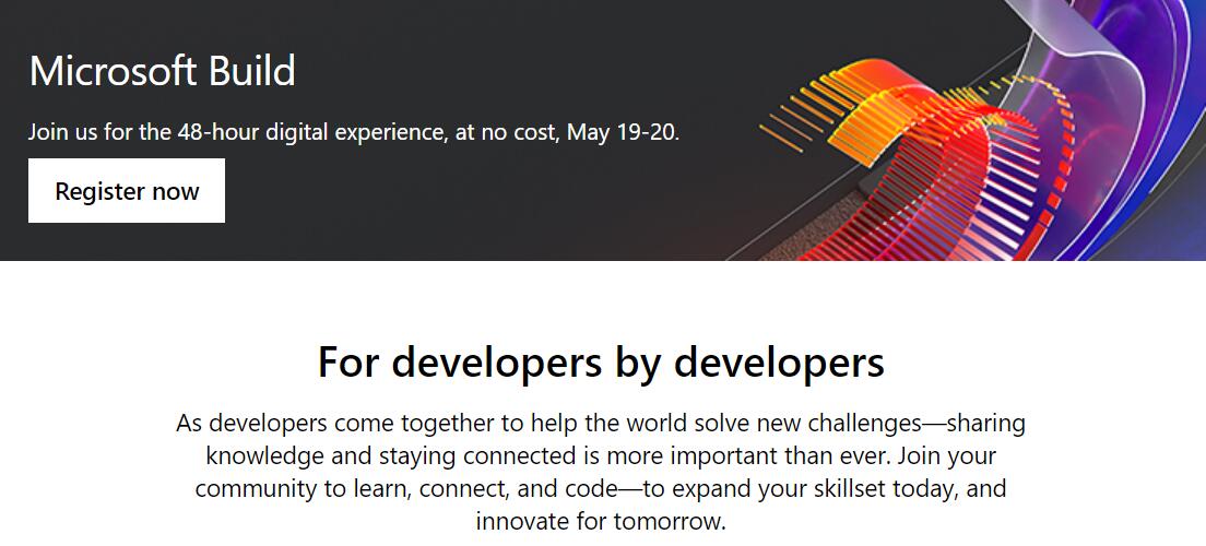 Microsoft Build 2020, to be held on May 19 – 21, open for registration-CnTechPost