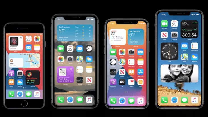 iOS 14 supports iPhone 6s and newer devices