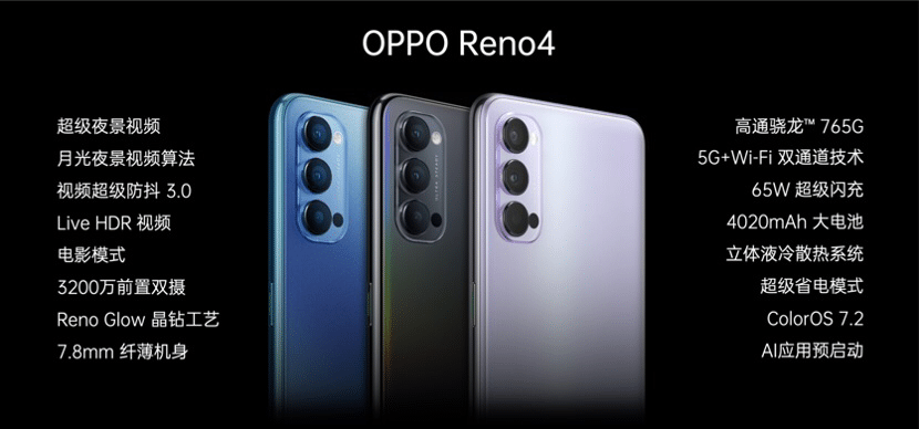 OPPO releases Reno 4 series, prices start from 2,999 yuan-CnTechPost