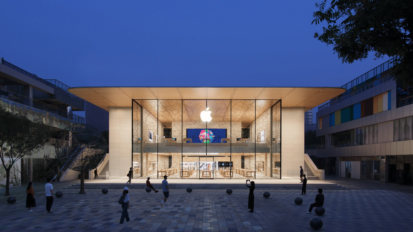 Apple's new retail store in Beijing Sanlitun is twice the size of old one