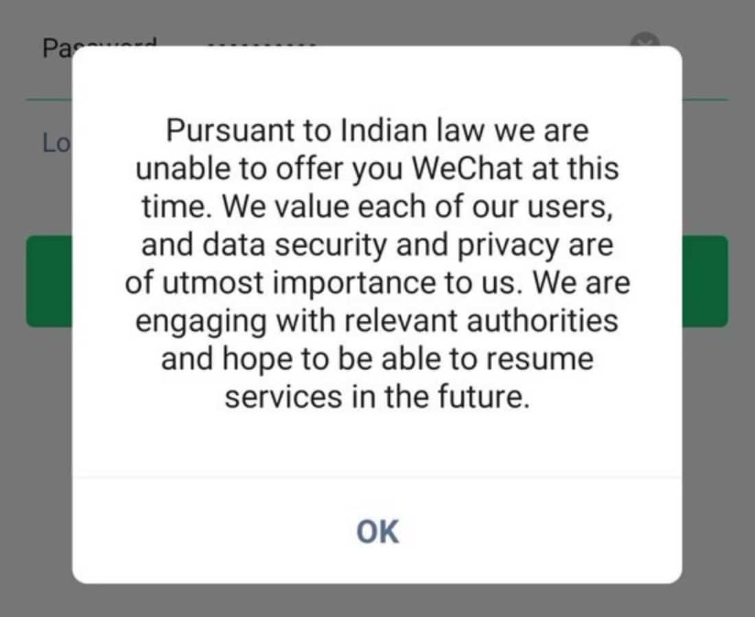 WeChat stops serving Indian users-CnTechPost
