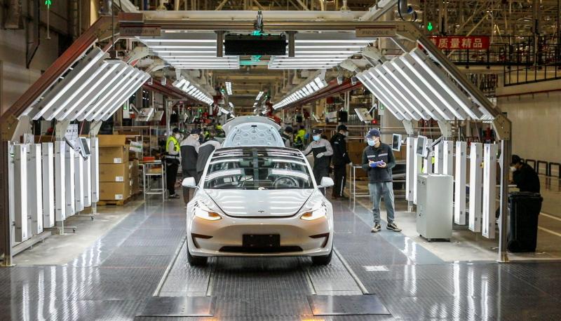 Tesla plans to produce 5,700 Model 3s per week at Shanghai factory