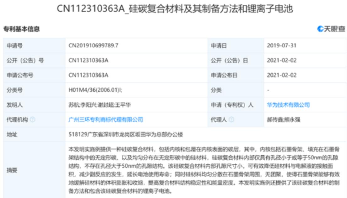 Huawei's new patent extends life of lithium batteries-CnTechPost