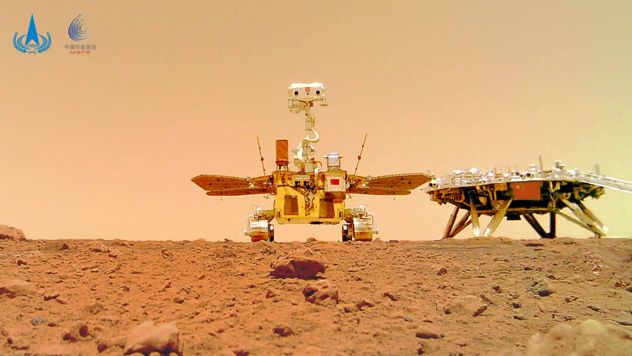 China releases first images taken by Zhurong Mars rover-CnTechPost