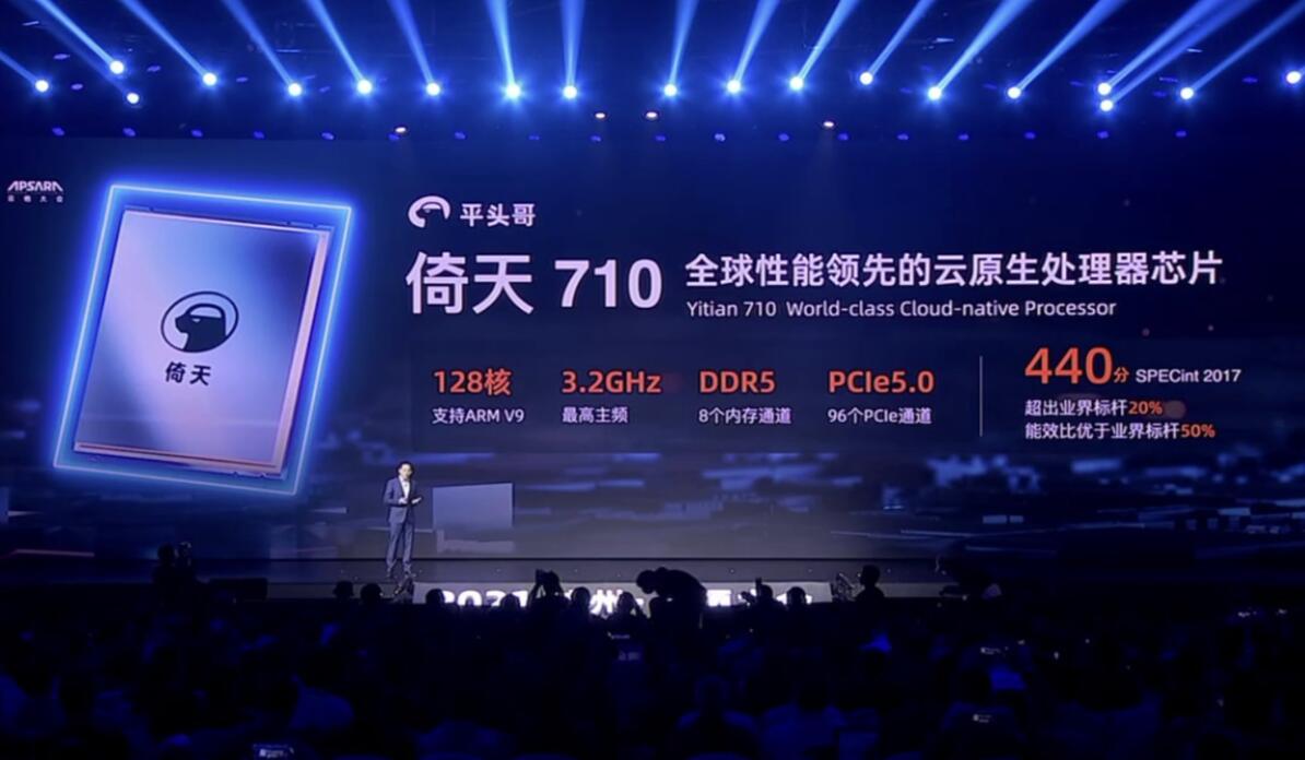 Alibaba unveils ARM server chip Yitian 710, boasting strongest performance in the industry-CnTechPost