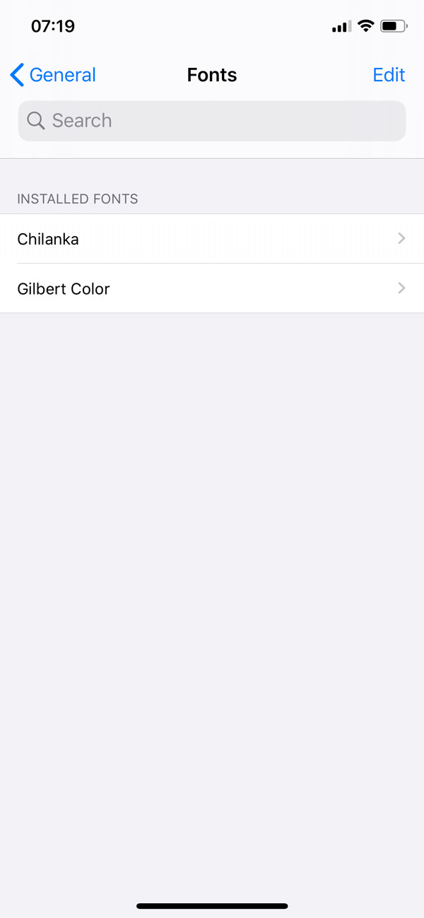 Here is how to get the new fonts on your iPhone and iPad through Adobe Creative Cloud app.