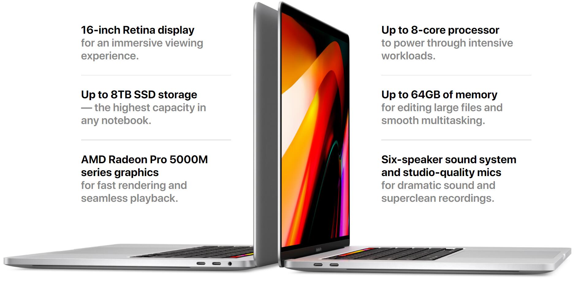Apple releases 16-inch MacBook Pro, keyboard redesigned ...