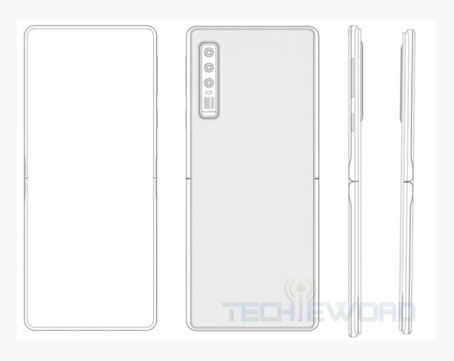 New renders reveal a clamshell Huawei foldable phone-CnTechPost