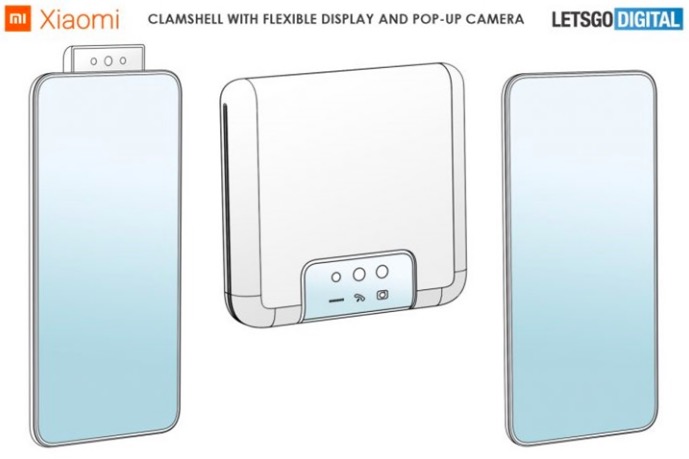 Xiaomi patent reveals clamshell foldable phone