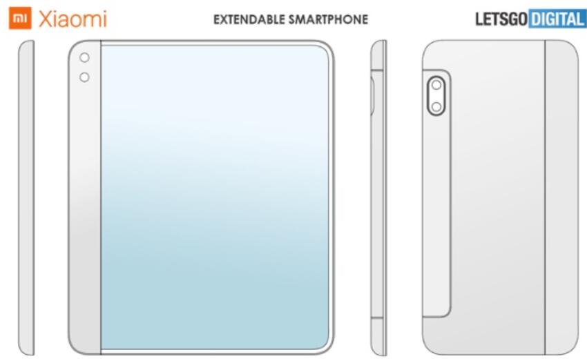 Xiaomi patent shows retractable screen smartphone that can double display area-CnTechPost