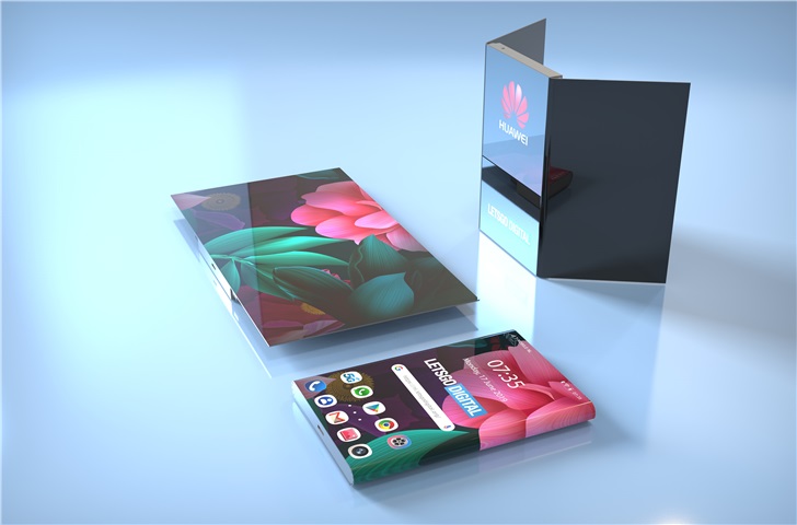 Huawei patent shows a foldable phone design that looks like a book