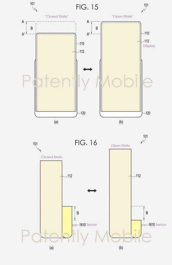 Samsung's new design patent shows phones that can expand the screen-CnTechPost