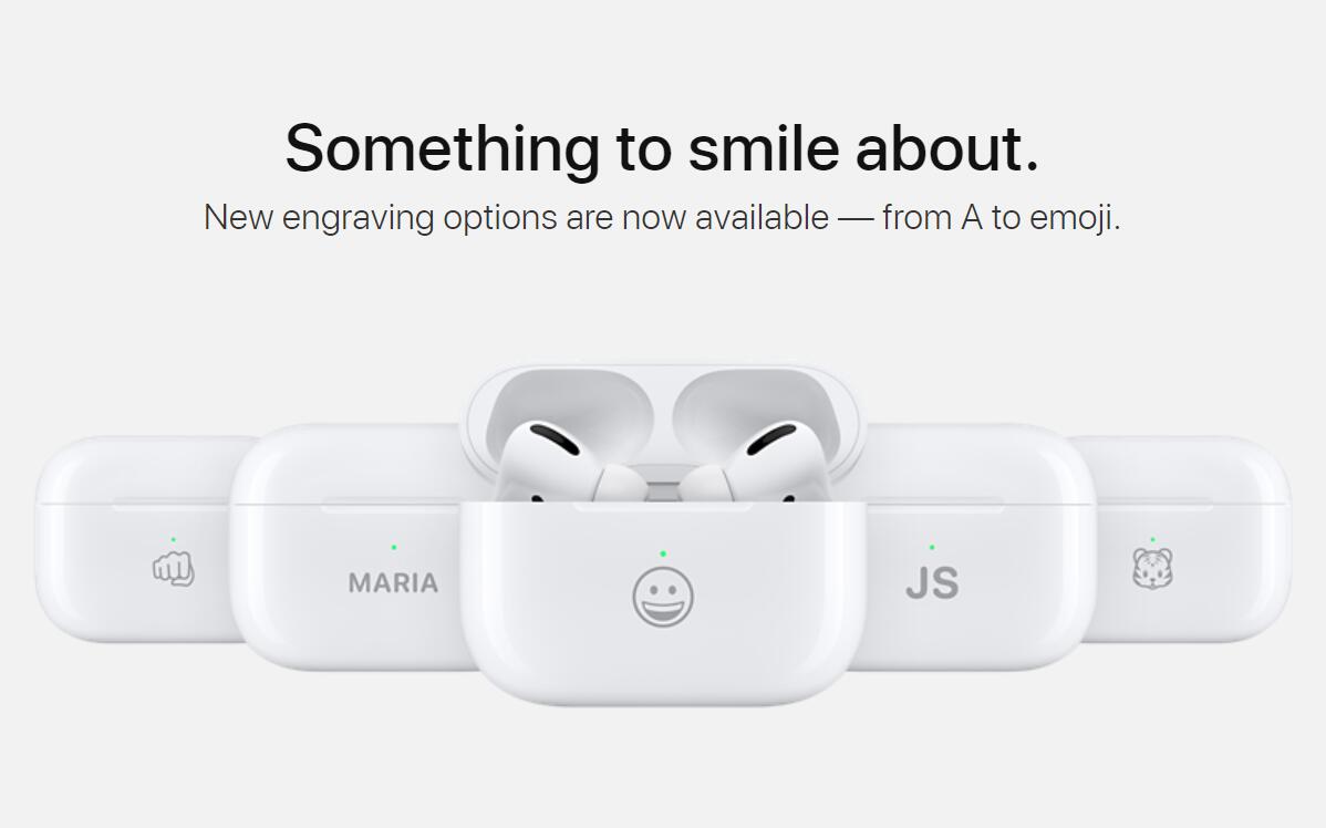 Apple offers free custom emoji engraving for AirPods charging case