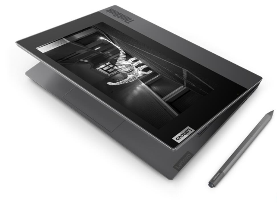 Lenovo unveils ThinkBook Plus laptop with an extra e-ink screen on its lid