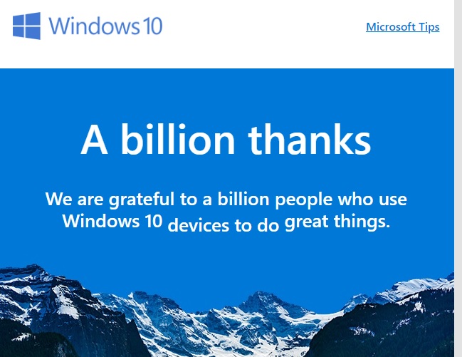Microsoft says Windows 10 global users exceed 1 billion-CnTechPost