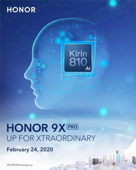 Honor 9X PRO global edition will be released on Feb 24 with HMS-CnTechPost