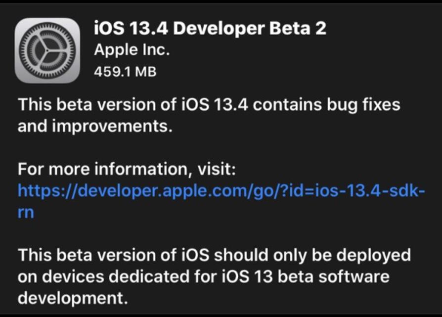 Apple releases iOS & iPadOS 13.4 Developer Preview Beta 2-CnTechPost