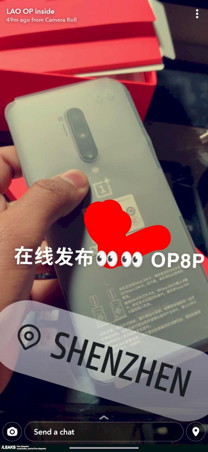 OnePlus 8 Pro real-life image shows it still uses triple rear cameras