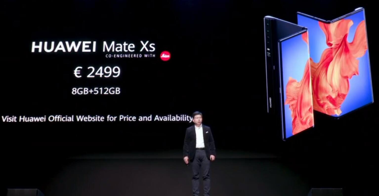 Huawei releases Mate Xs for 2,499 euros-CnTechPost